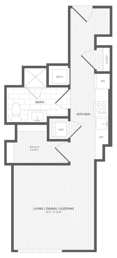 Floor Plan - Studio-F East Medley