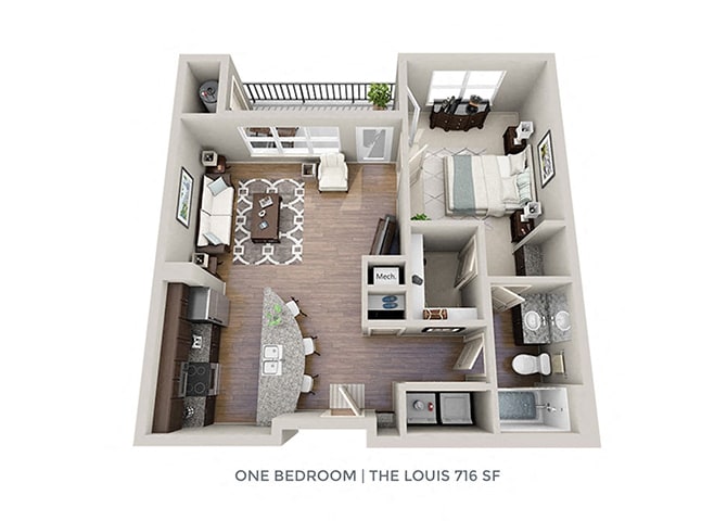 Floor Plan - The Louis