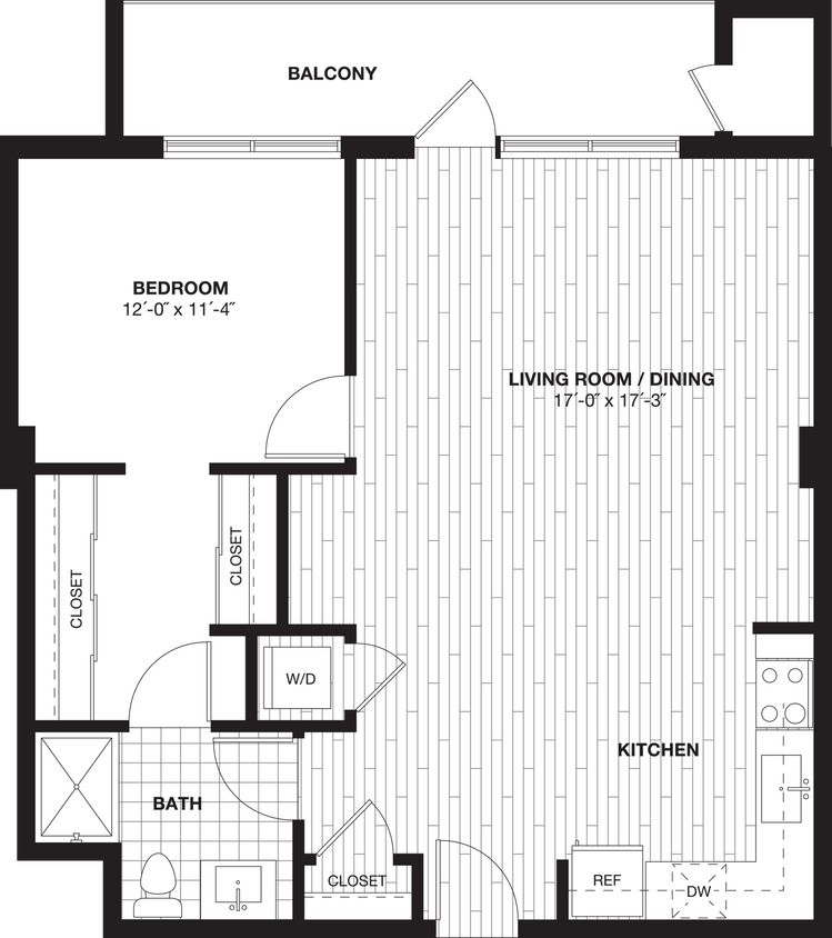 A1 floor plan 225 N Calvert - A1
