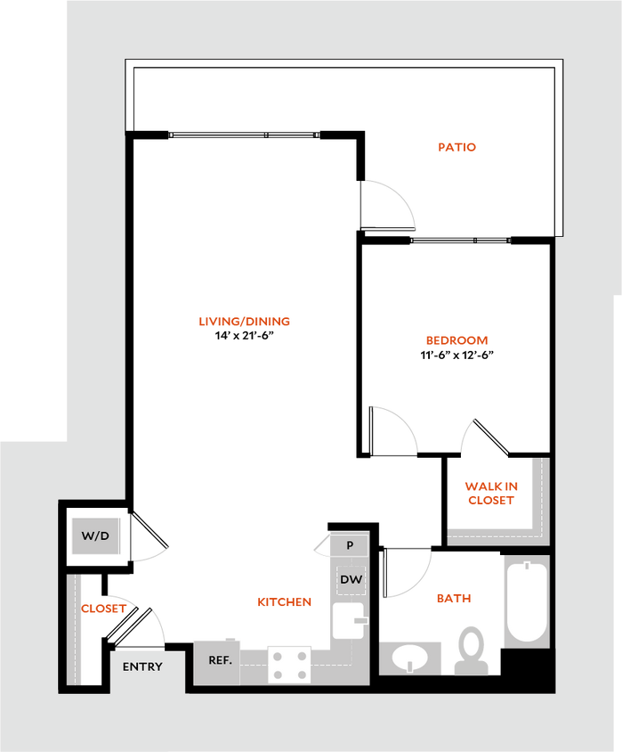 Floor Plan - Plan 1J