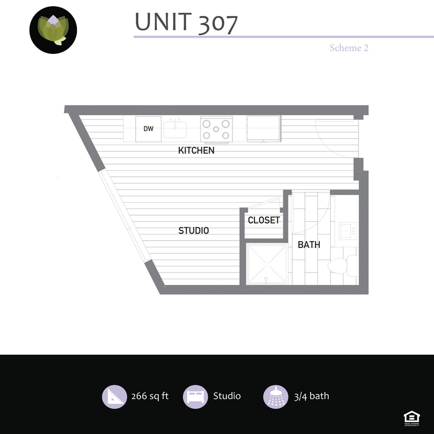 Floor Plan - Studio