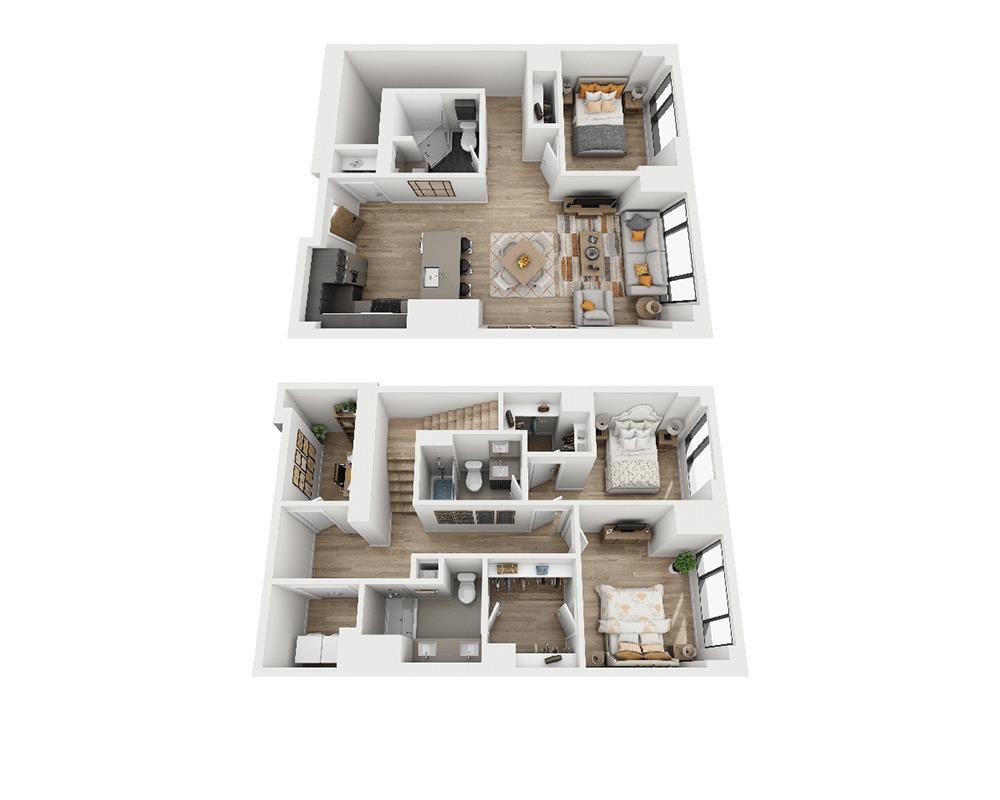 Floor Plan - Three Bedroom C3F