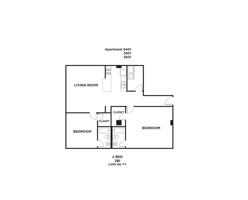Floor Plan - 2BI