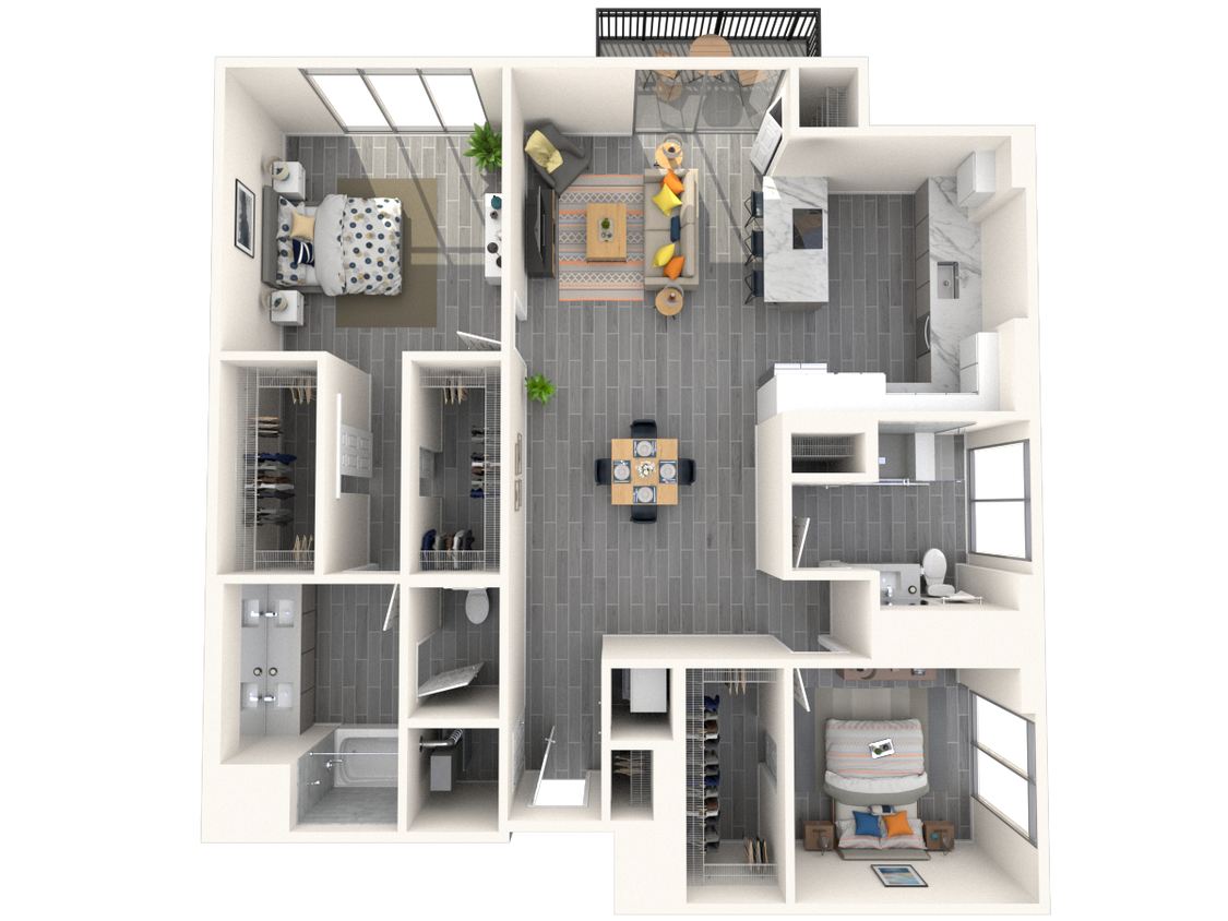 Floor Plan - BN1 - Penthouse North Residence