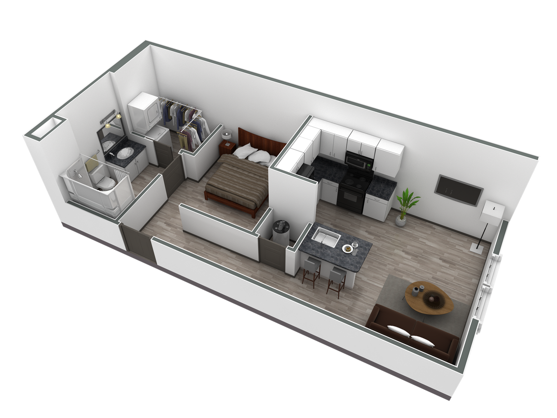 Floor Plan - Studio Horizon Overlook
