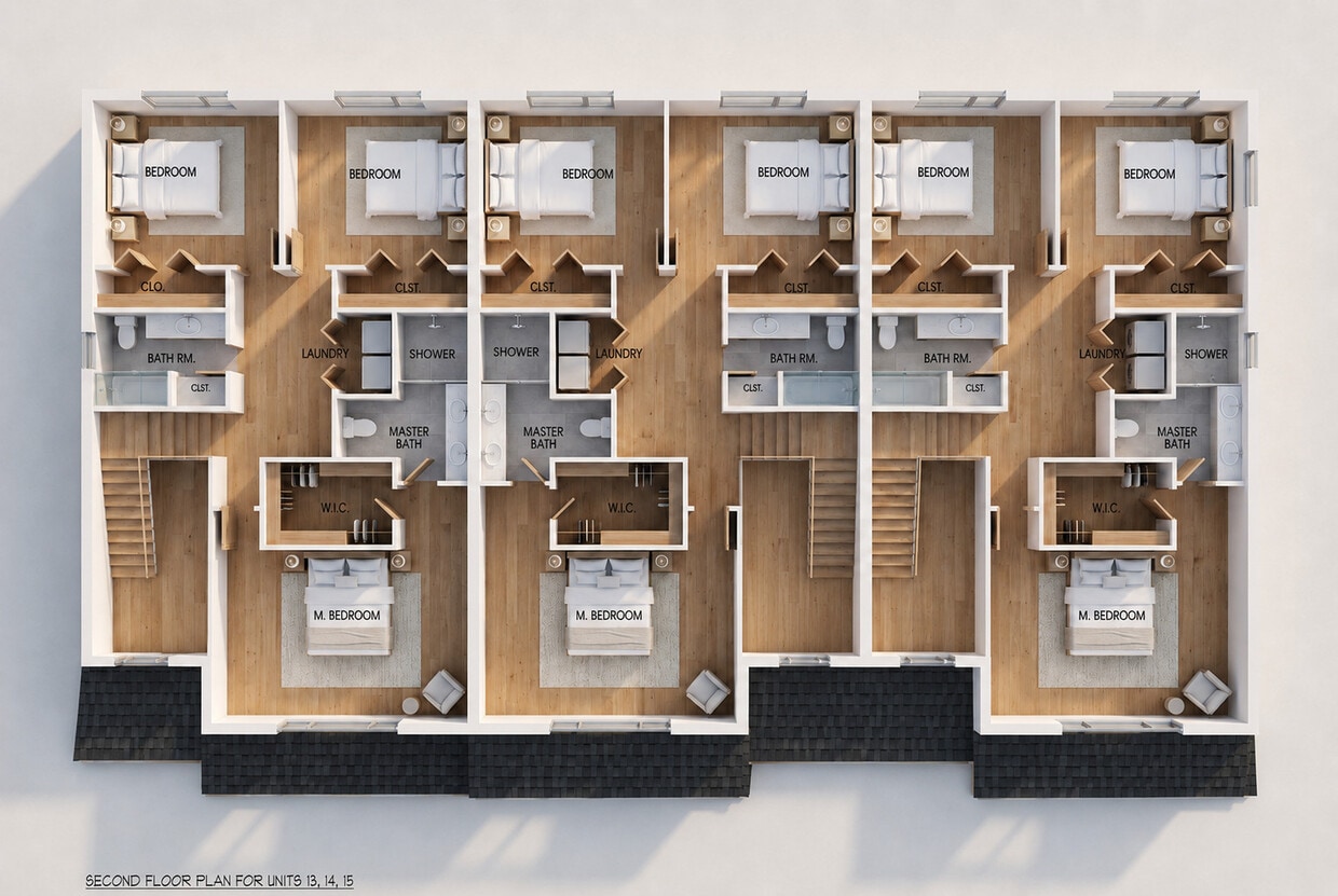 Floor Plan - 3 Bed + 2 Bed