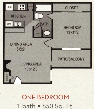 Floor Plan - 1X1