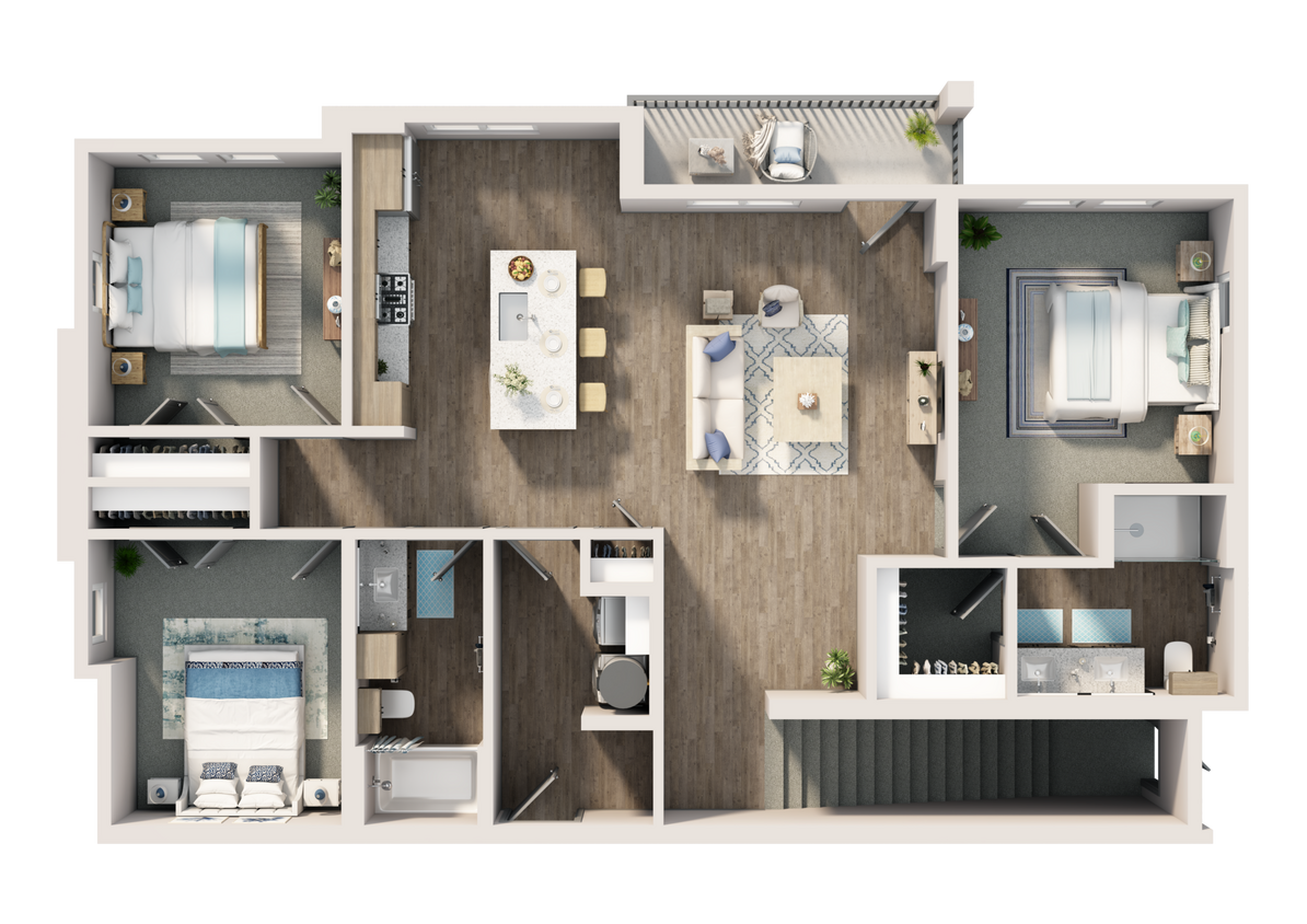 Floor Plan - Copper Harbor