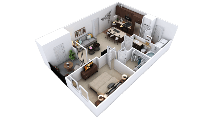 Floor Plan - A Basin
