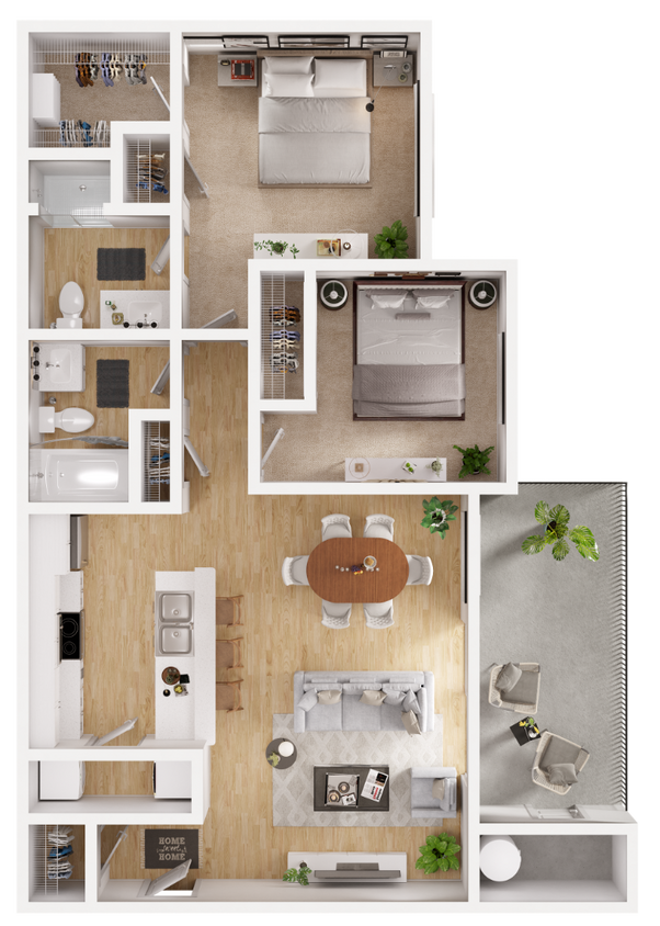 Floor Plan - Pecan - Updated