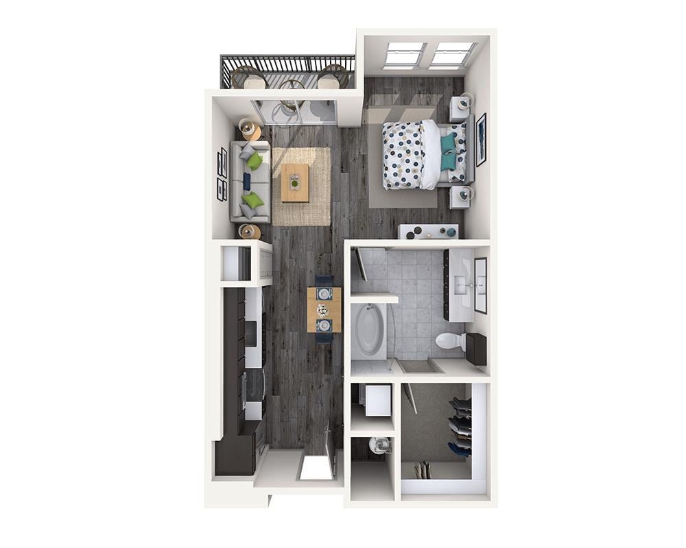 Floor Plan - Studio E1A