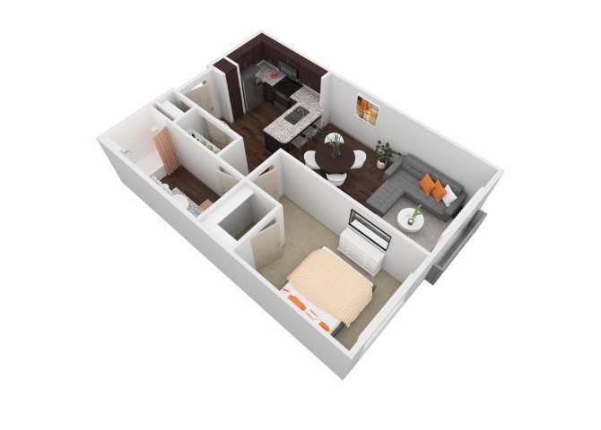 Floor Plan - VU - 1X1A