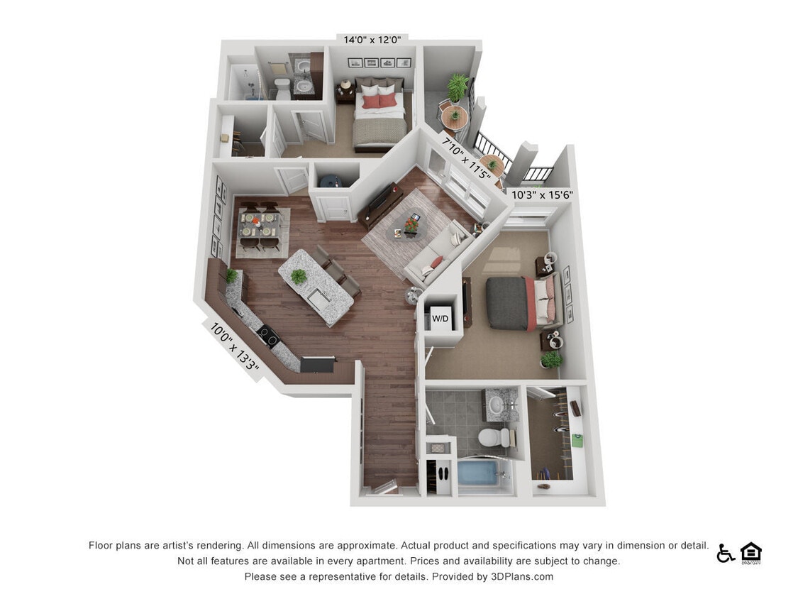 B3 floor plan Whetstone - B3