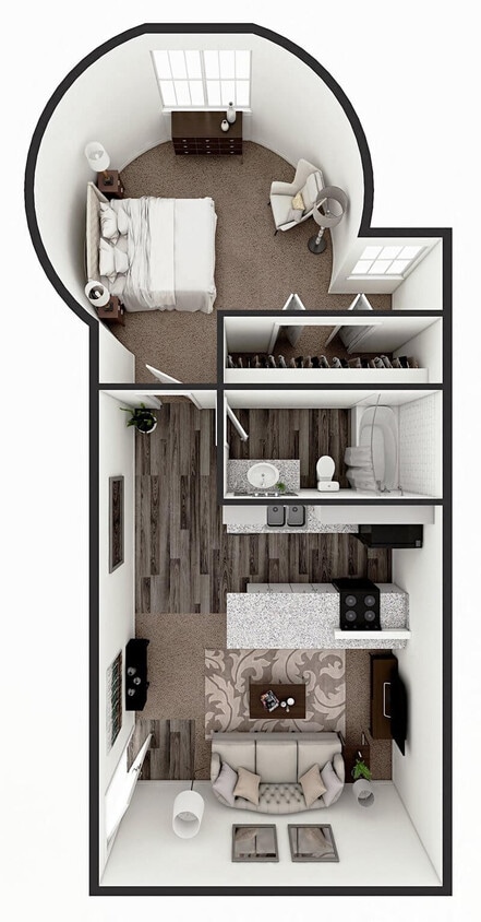 Floor Plan - Studio