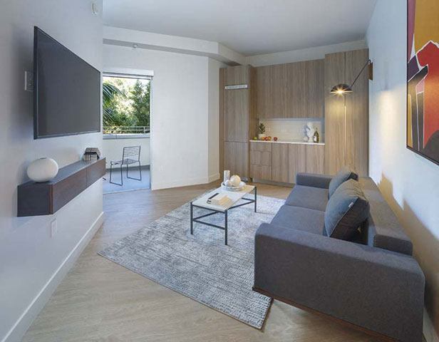 Floor Plan - Furnished Co-Living Junior Suite With Balcony