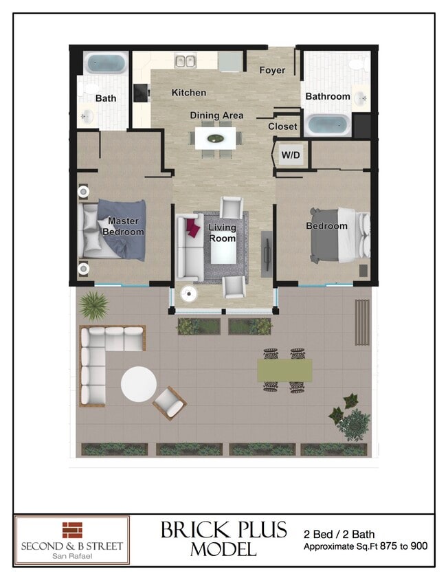 Floor Plan - Brick Model