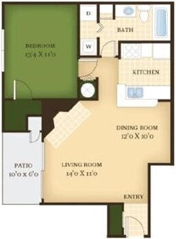 Floor Plan - The Oak - Premium