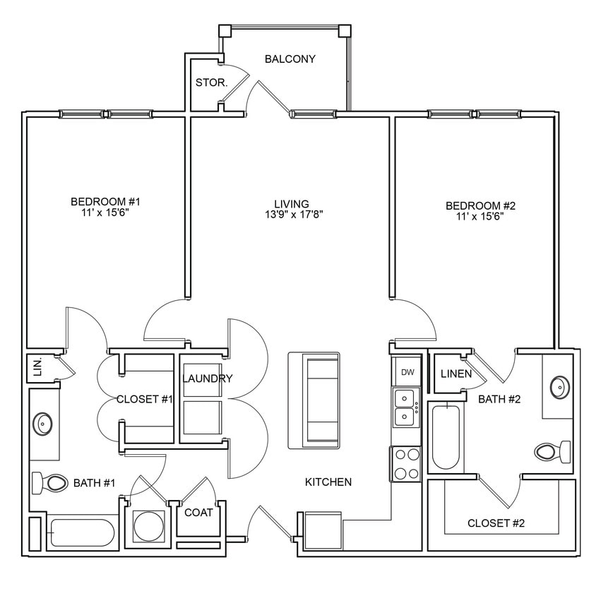 Capital Place at Southwood - Capital Place I - Alt - 2 Beds - 2 Baths - 1191 Sq. ft. - Capital Place I - Alt