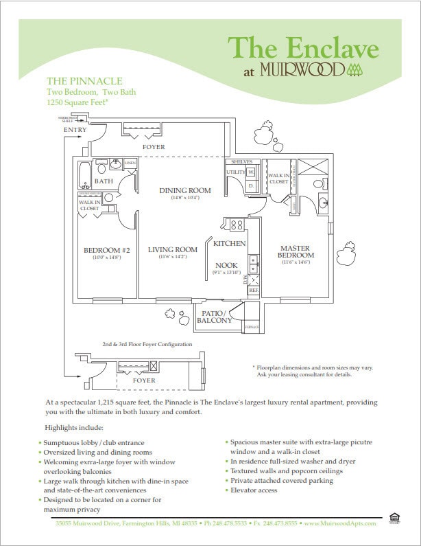 Floor Plan - The Pinnacle