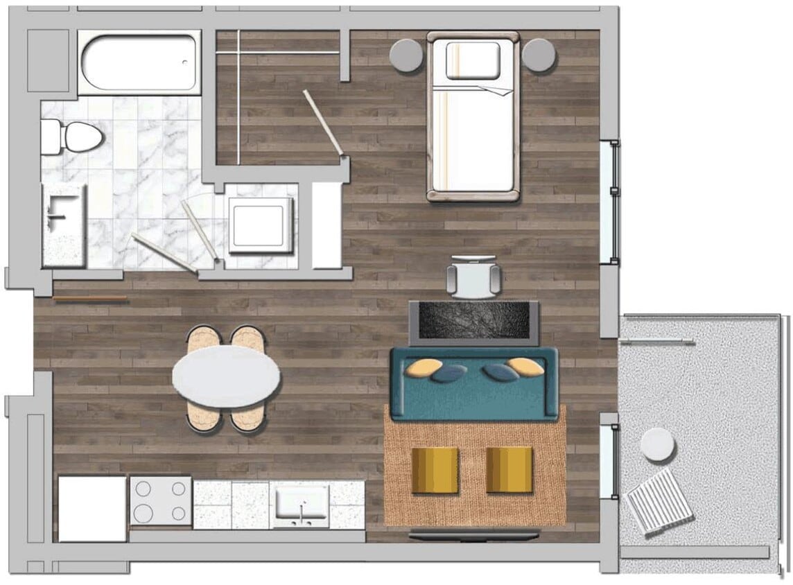 Floor Plan - Studio A