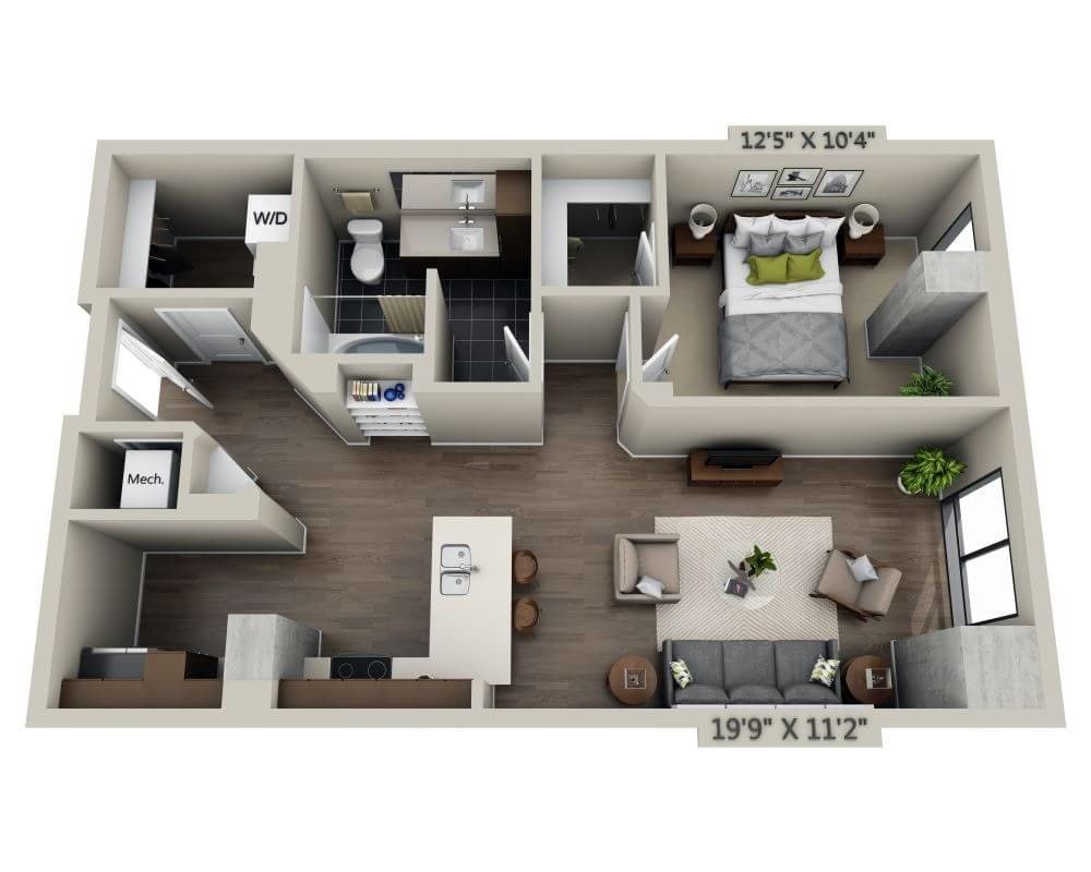 Floor Plan - A1E