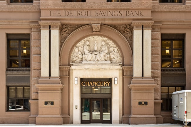 Entrance - Detroit Savings Bank