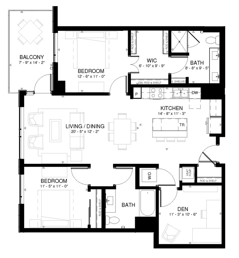 Floor Plan - Corridor