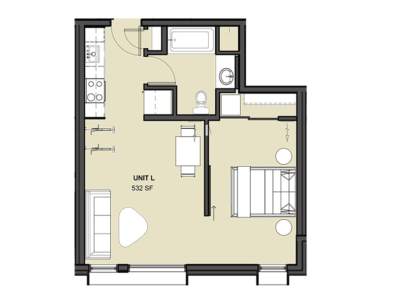 Floor Plan - Unit L