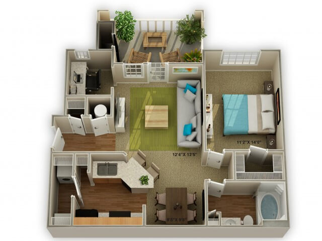 Floor Plan - The Oakwood