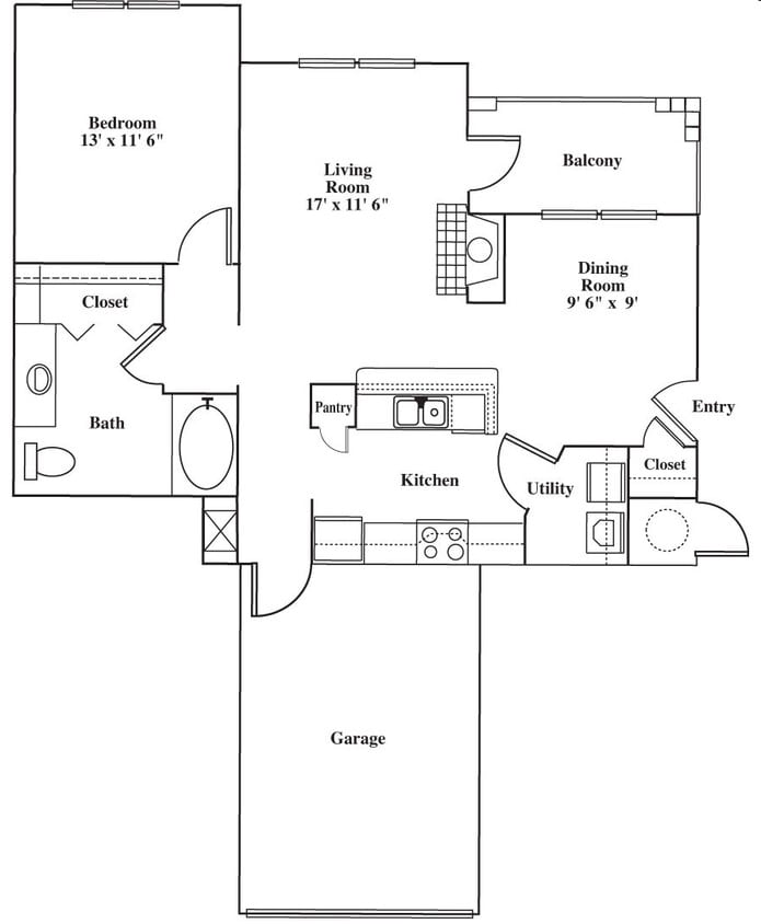 Rossini - Rossini - 1 bed 1 bath - Renovated