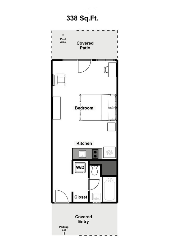 Floor Plan - Studio B 