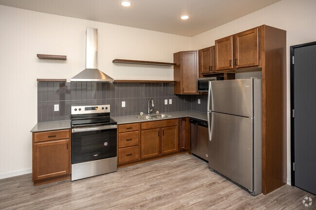 1BR, 1BA - 1,002SF - Kitchen - The Arch
