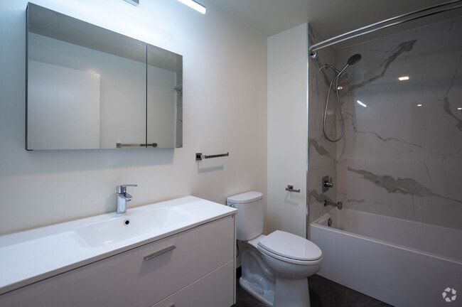 One bedroom bathroom. - 280 Fell Street Apartments