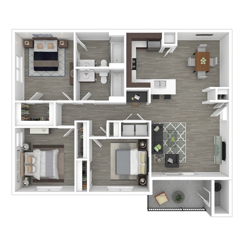 1293 Square Foot - 3x2 - Phase 2-3x2-1293- Classic