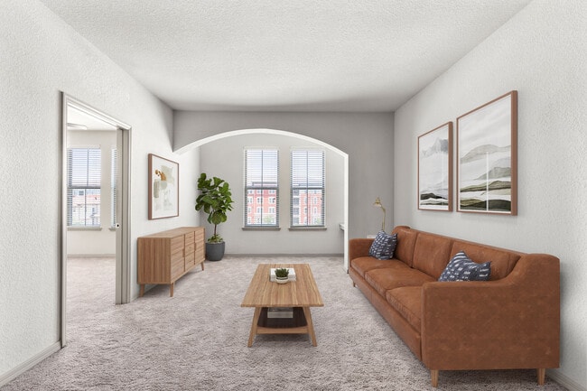 Spacious living rooms designed for comfort and style. - Sands Parc