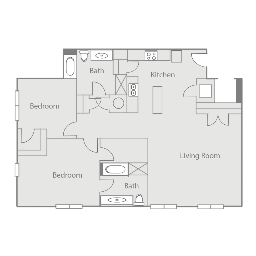 Floor Plan - B2A-B2B