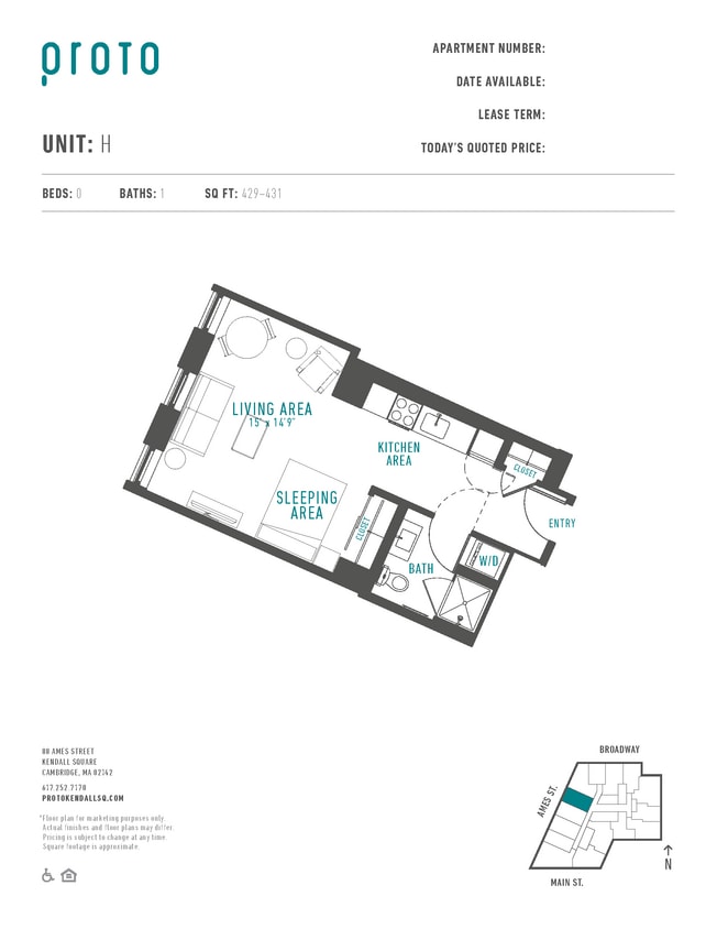 Floor Plan - Studio-H