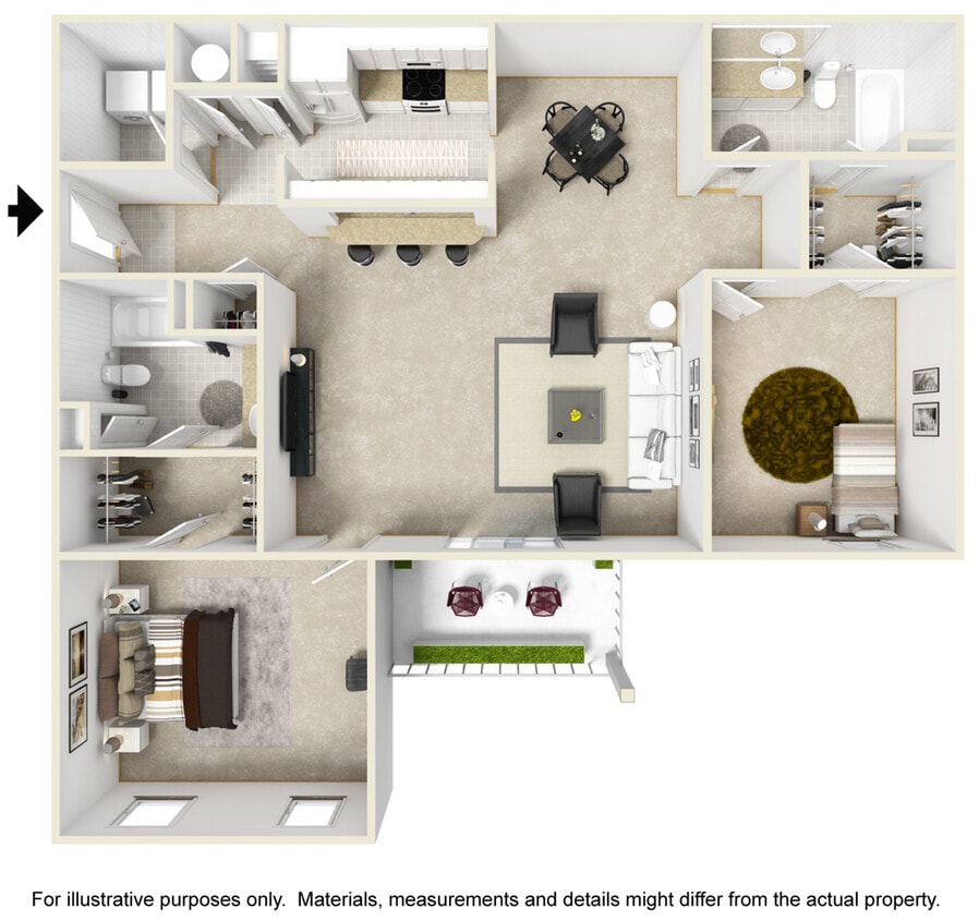 The Wellington | 2-Bedroom - 2-Bedroom B