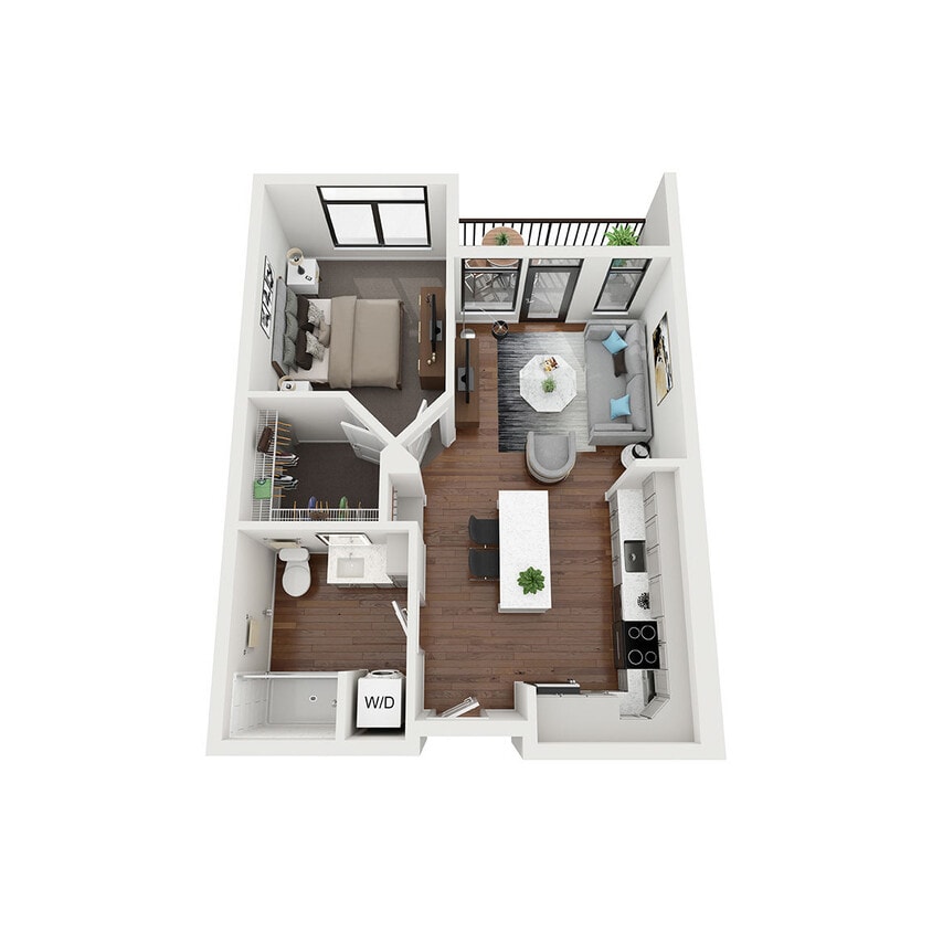 Cove ADA floor plan Waterford Bay - Cove ADA