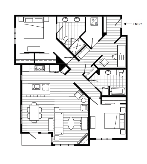 Floor Plan - Plan 2J