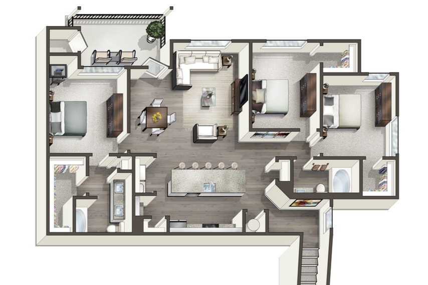 Sycamore II- 3B 2BA- 1518 SF - Atlanta