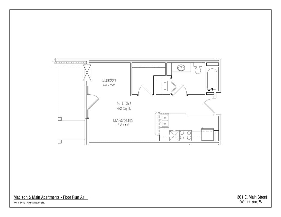 Floor Plan - Studio A1