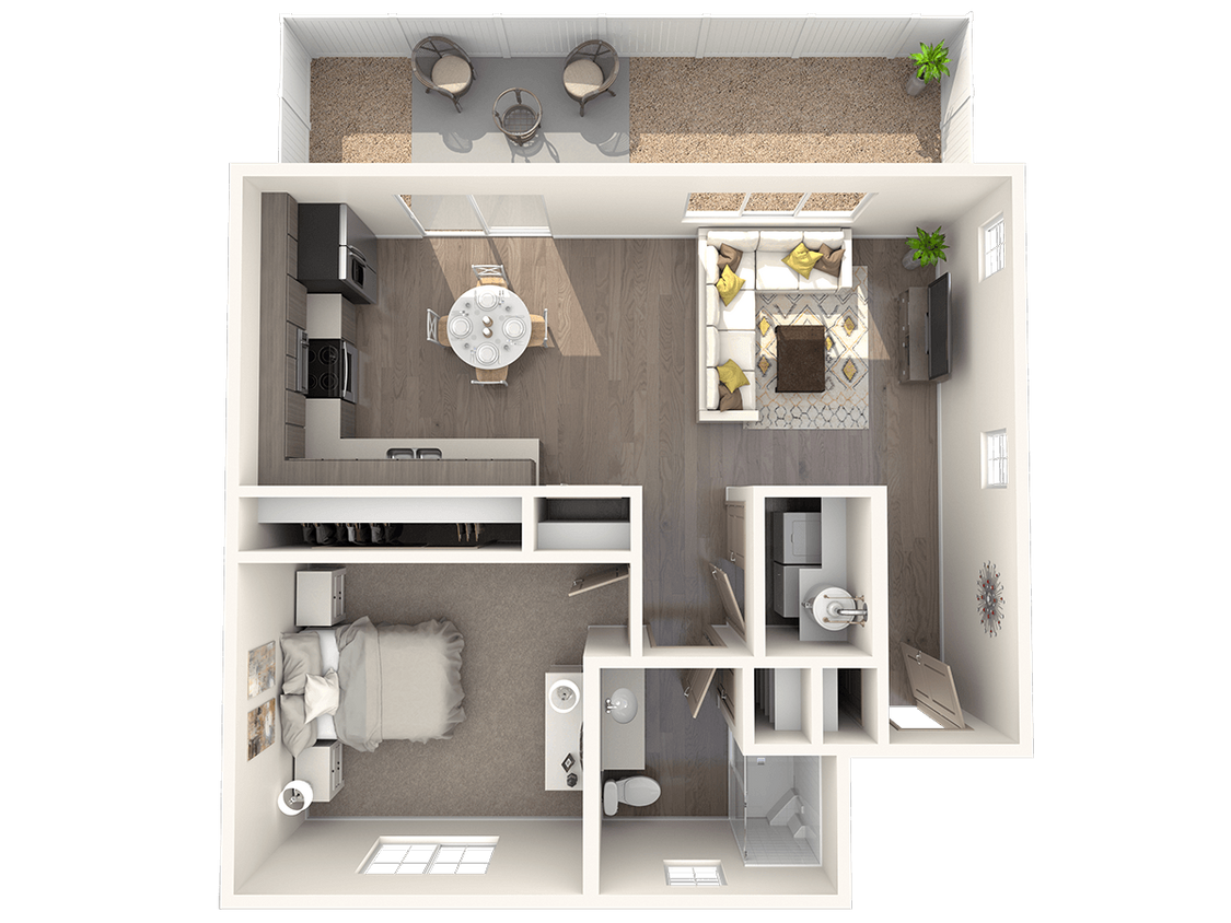 Floor Plan - Phoenix - Duplex Style