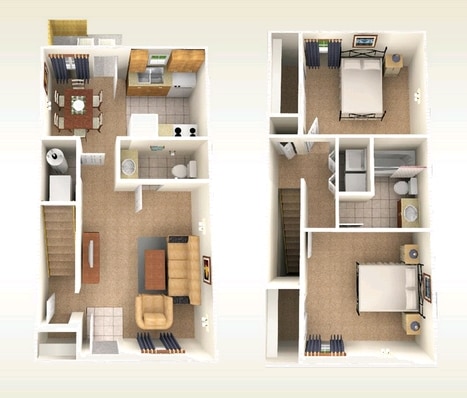 2BR/1.5BA - The Quartz