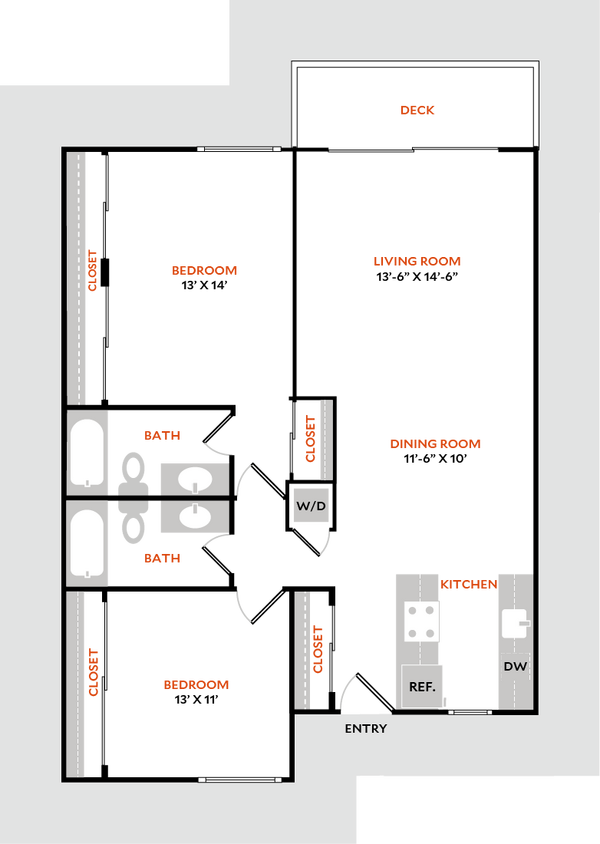 Floor Plan - Plan 2FR