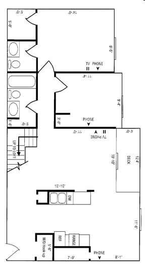 2BR/1.5BA - 2 Bed, 1 Bath Loft - 1,112 sq ft