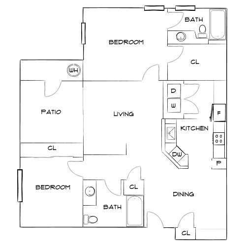Floor Plan - Design 2B20 Premier