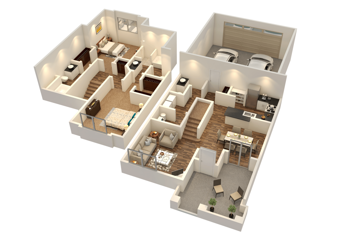 Floor Plan - Culebra Townhome