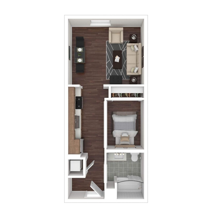 Floor Plan - Junior 1 Bedroom