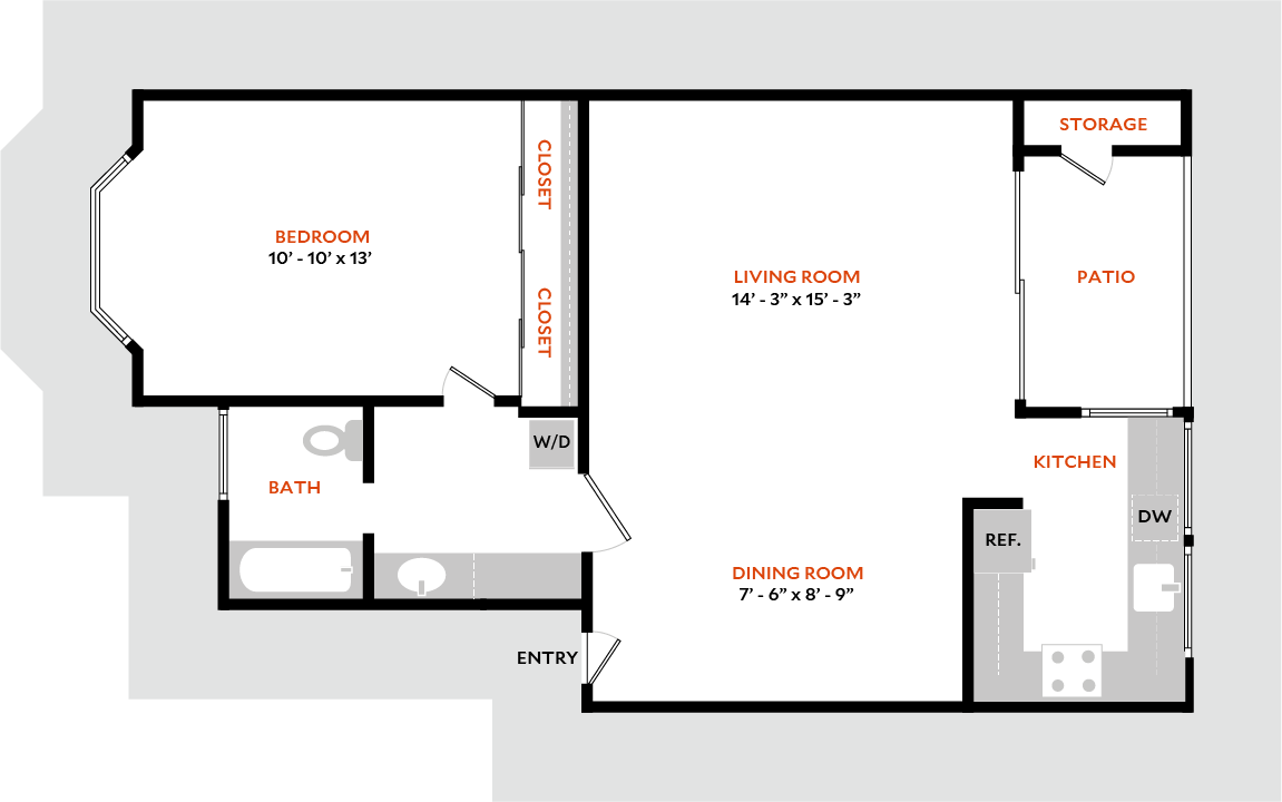 Floor Plan - Plan 1AR
